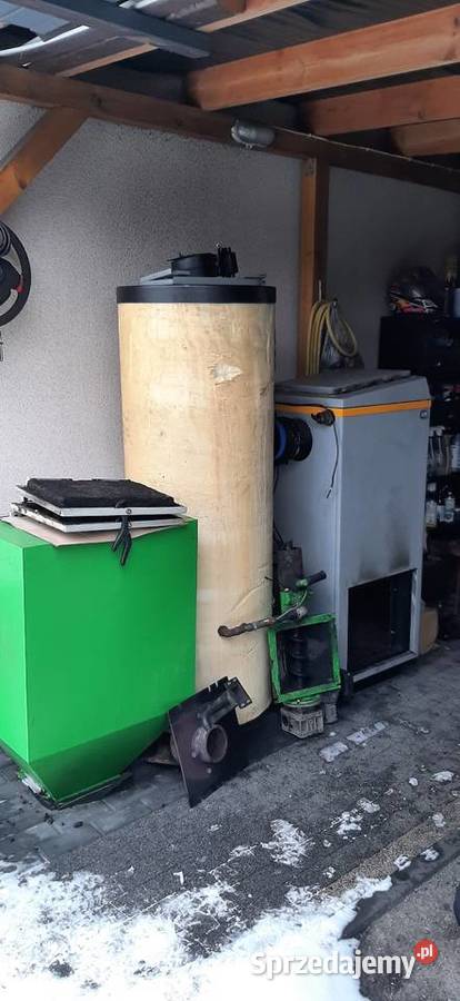 Piec z podajnikiem kompletny zestaw śląskie Siemianowice Śląskie sprzedam