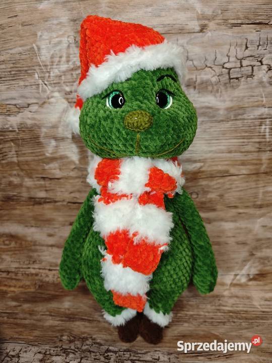 Maskotka Grinch na szydełku Szczecin