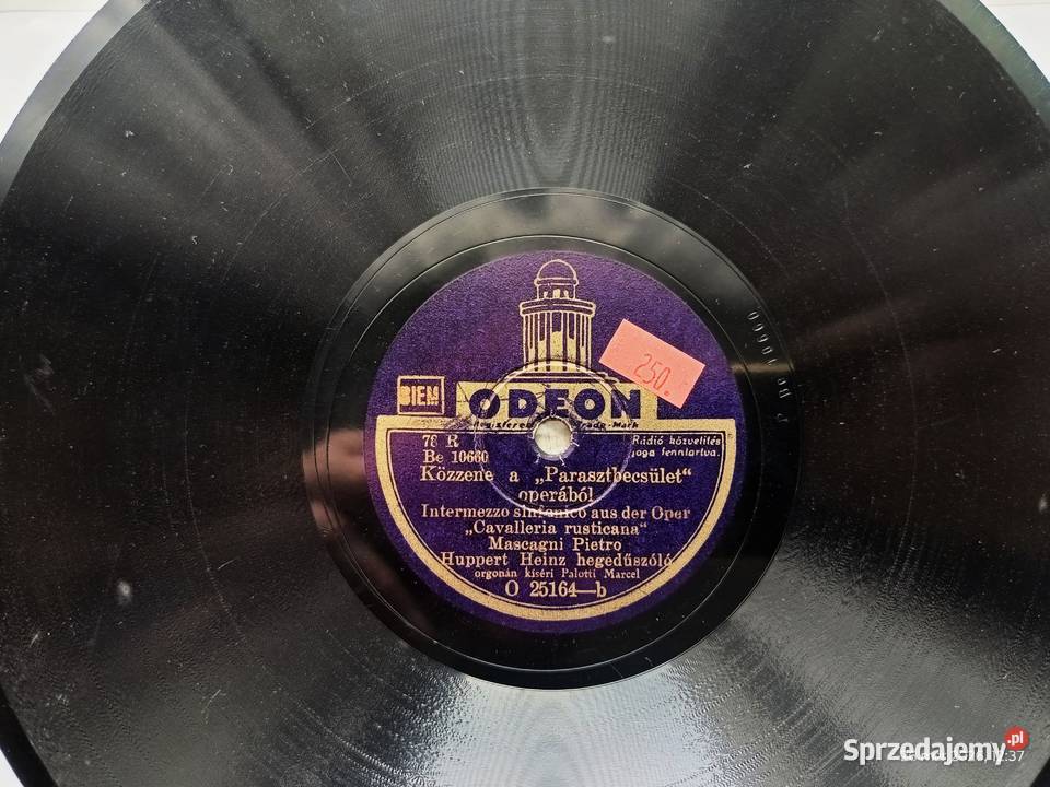 Trzy płyty szelakowe 25 wielkopolskie Wronki