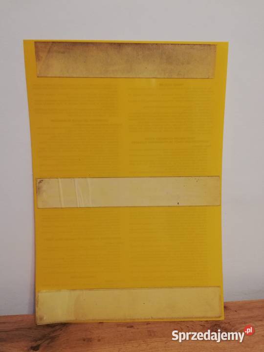 Tabliczka BHP z epoki PRL