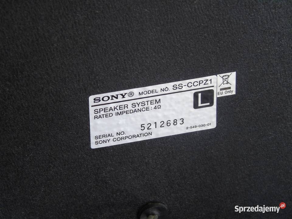 Kolumny Sony SSCCPZ1 śliczne i sprawne WYSYŁKA Jasło