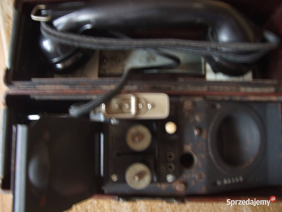 Niemiecki telefon polowy II wojna Zduńska Wola