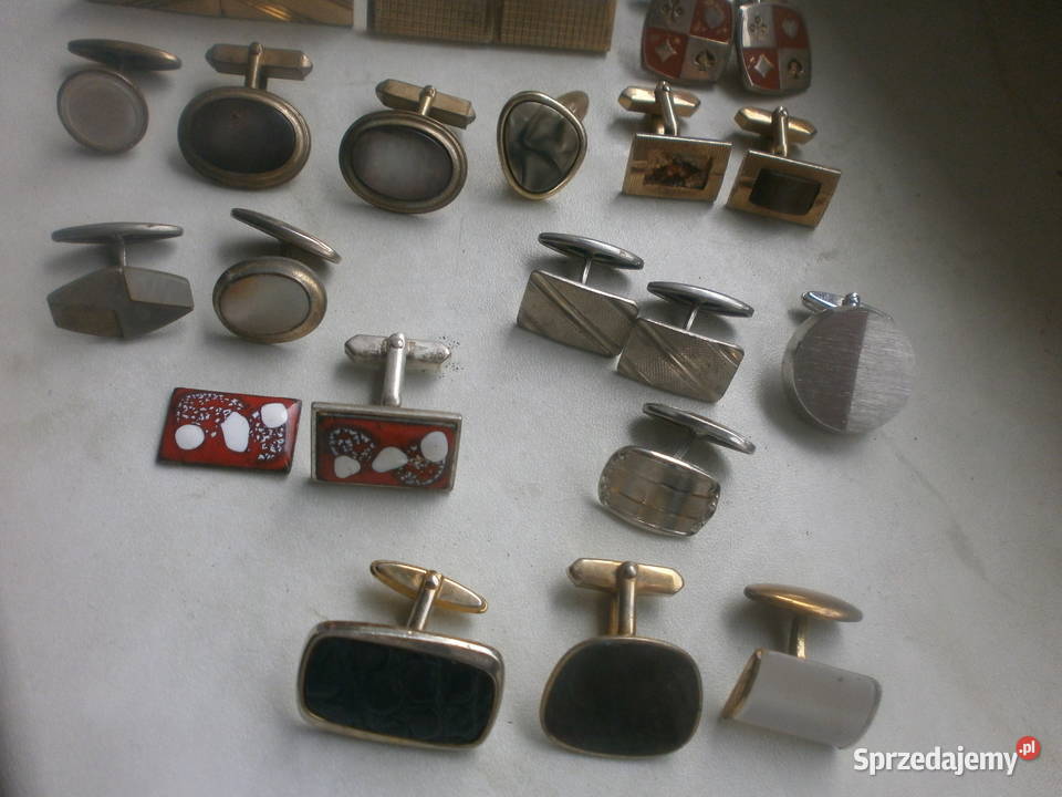 spinki do mankietów stare rózne