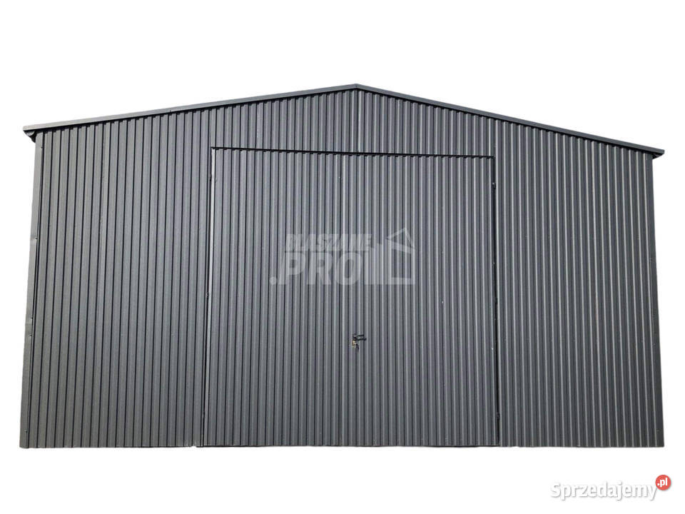 Hala Garaz blaszany 6x7 Brama dwuskrzydłowa samodzielny Gorzów Wielkopolski