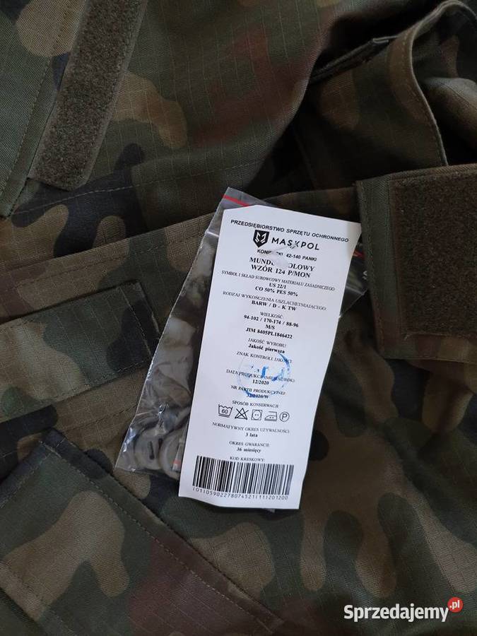 Mundur Polowy Wzór 124PMON rozmiar MS nowy Pozostałe Skierniewice sprzedam