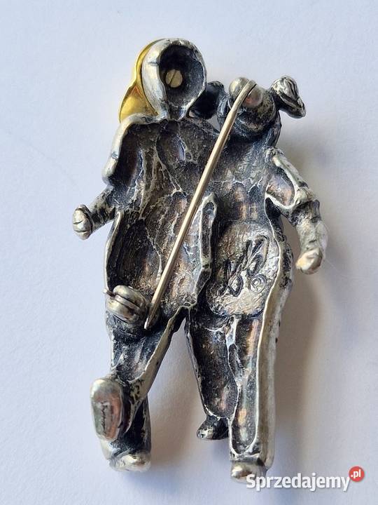 ARTYSTYCZNA BROSZKA VINTAGE ZAKOCHANI CHŁOPAK Częstochowa
