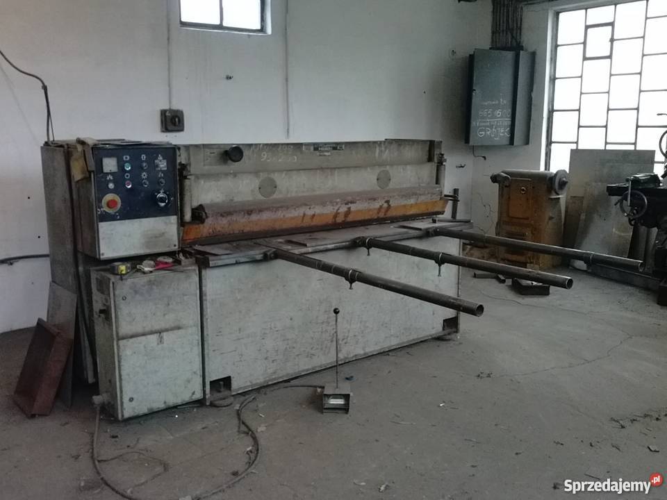 Gilotyna do blachy STROJARNE PIESOK NTC 20004 Produkcja mazowieckie Warka