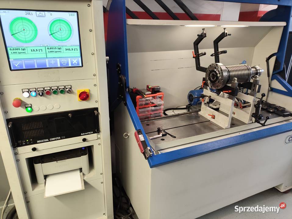Wyważanie wrzecion cnc