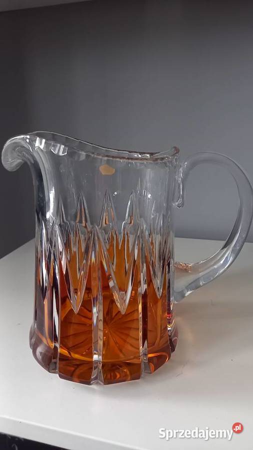 Kryształ wazon prl vintage nowy Tychy