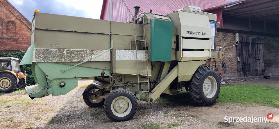 Kombajn zbożowy Fortschritt E514 1985 Heder 57 m Oborzany