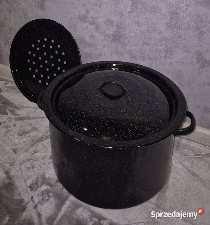 Garnek emaliowany powidlak 25 L Pozostałe Łódź
