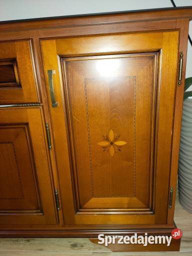 Komplet mebli lite drewniane fronty stół ława Rzeszów sprzedam