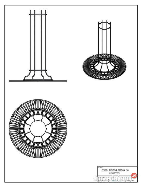 OSŁONA PIONOWA DRZEWA 150 prętx8 warmińsko-mazurskie Gołdap sprzedam