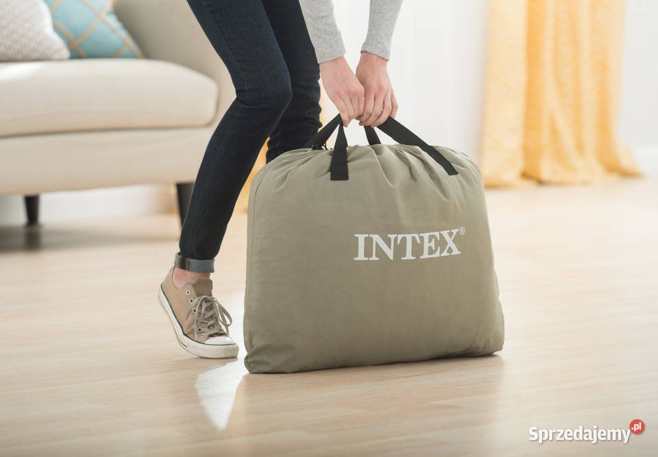 INTEX 67770 Materac dmuchany dwuosobowy z pompką Bydgoszcz