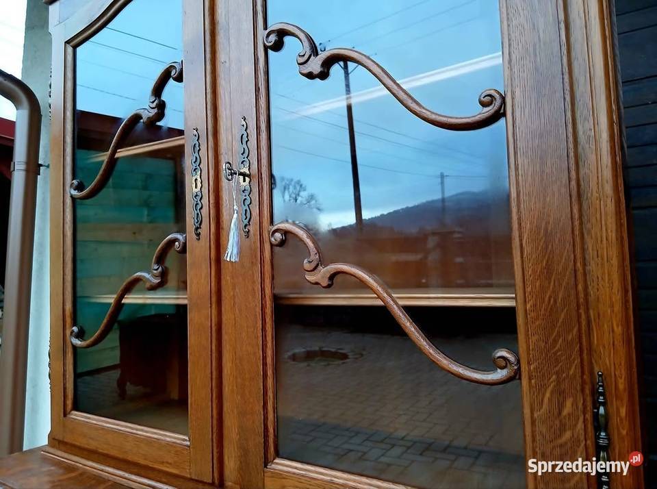 Witryna Biblioteczka Serwantka Stylowa Komoda