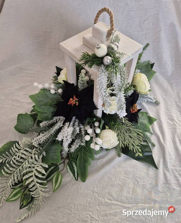 Stroik świąteczny dekoracja na cmntarz Pleszew