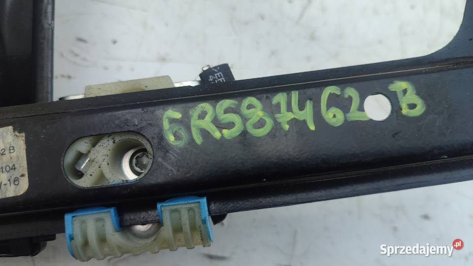 15MECHANIZM PODNOŚNIK SZYBY PRAWYY PRZÓD VW POLO osobowe Włoszczowa