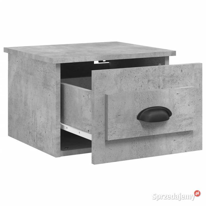 Wisząca szafka nocna szarość betonu 415x36x28 Warszawa
