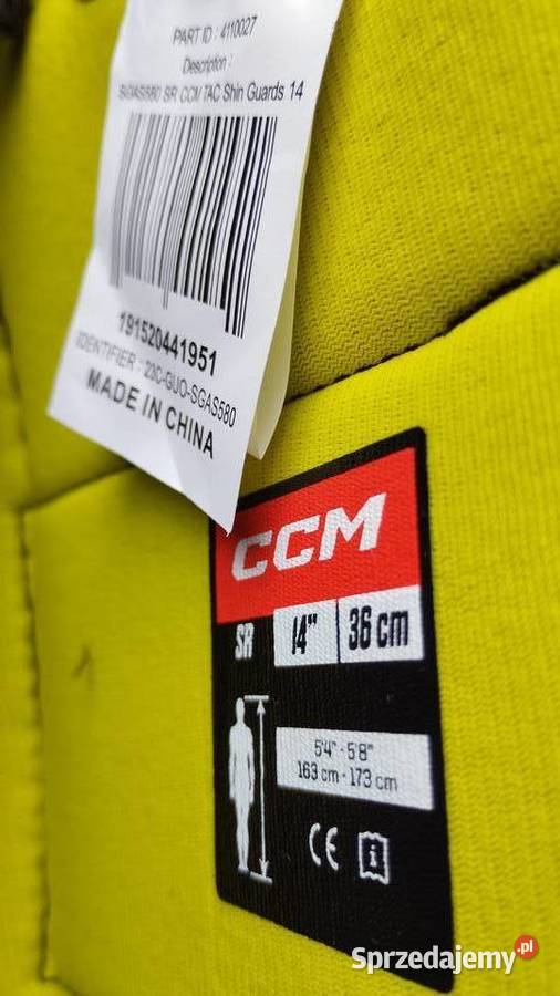 Ochraniacze goleni CCM Tacks AS 580 Senior 14 Lublin