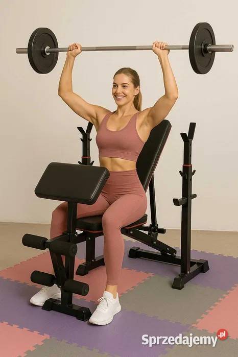 Ławka pod sztangę HS1075 Pro Sprzęt do ćwiczeń Wieszowa