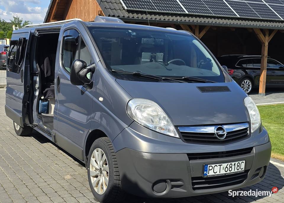 Opel Vivaro 2013 BusKamper Truma Combi 4 solar wielkopolskie Trzcianka sprzedam