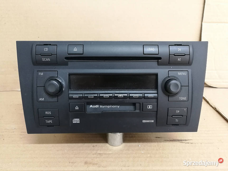 Radio Symphony II 2DIN Zmieniarka 6CD Audi A6 C5 osobowe Części samochodowe dolnośląskie Kąty Wrocławskie