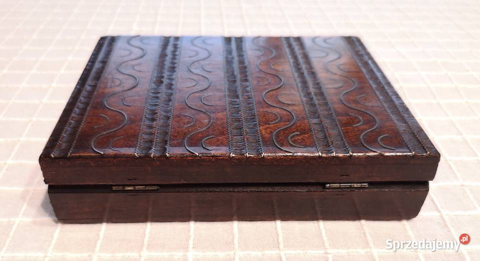 Szkatułka do kart z okresu PRL