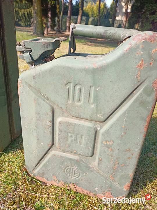 Kanister wojskowy metalowy PRL 20 litrów 10 Bydgoszcz