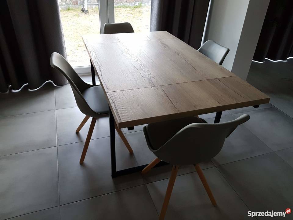 Stol i industrialny egger dab halifax naturalny 75cm Grzybno