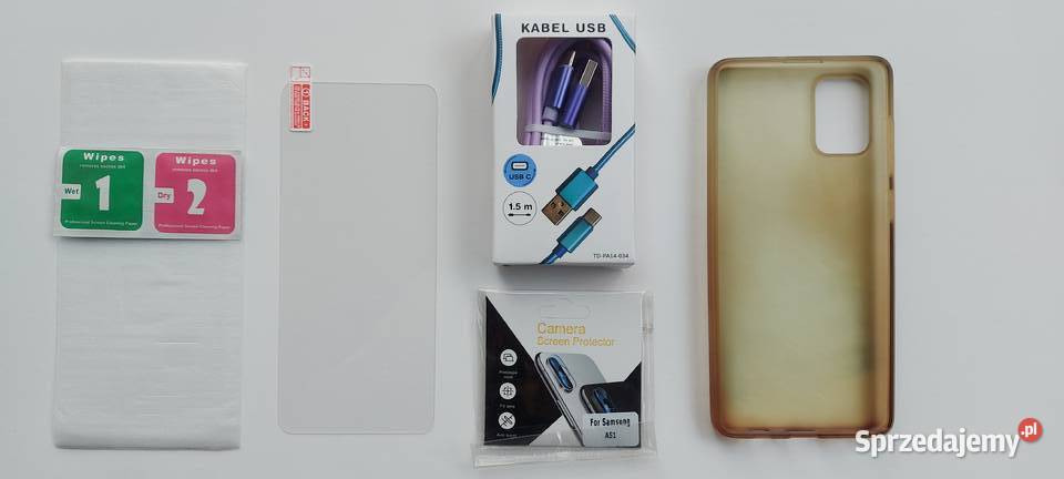 Samsung A71 Silver w stanie idealnym