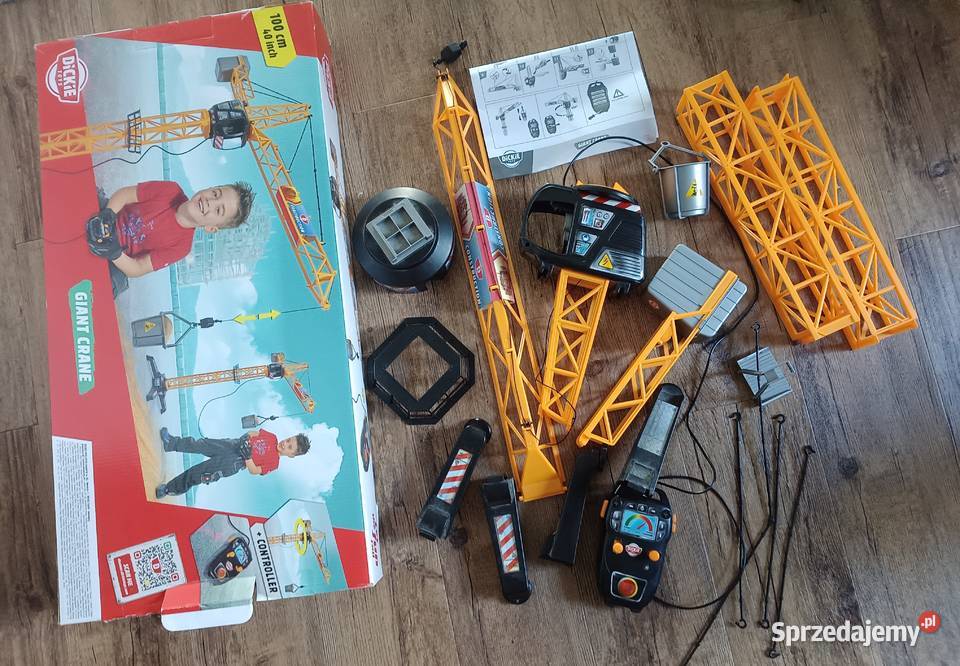 Zdalnie sterowany żuraw budowlany Dickie Toys małopolskie Zbylitowska Góra sprzedam