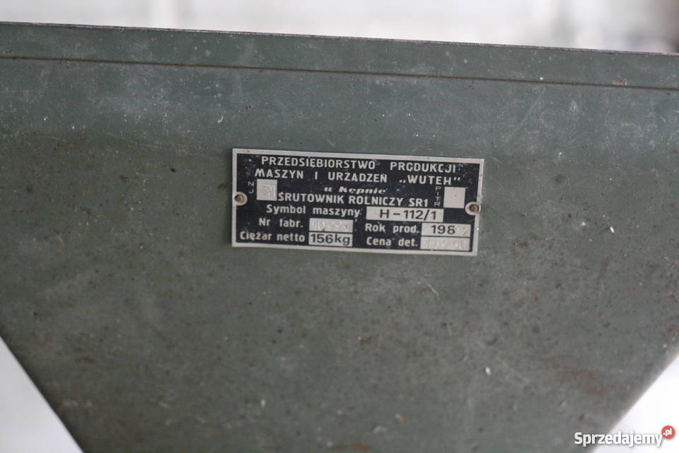 Śrutownik rolniczy sr1 Albigowa sprzedam