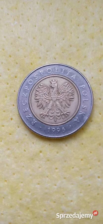 Moneta 5zlz 1996 roku Skoczów sprzedam