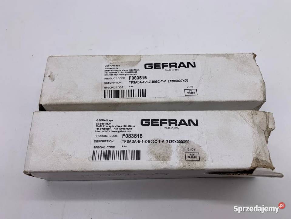 Gefran TPSADAE1ZB05CTV Przetwornik ciśnienia Elektryka Warszawa