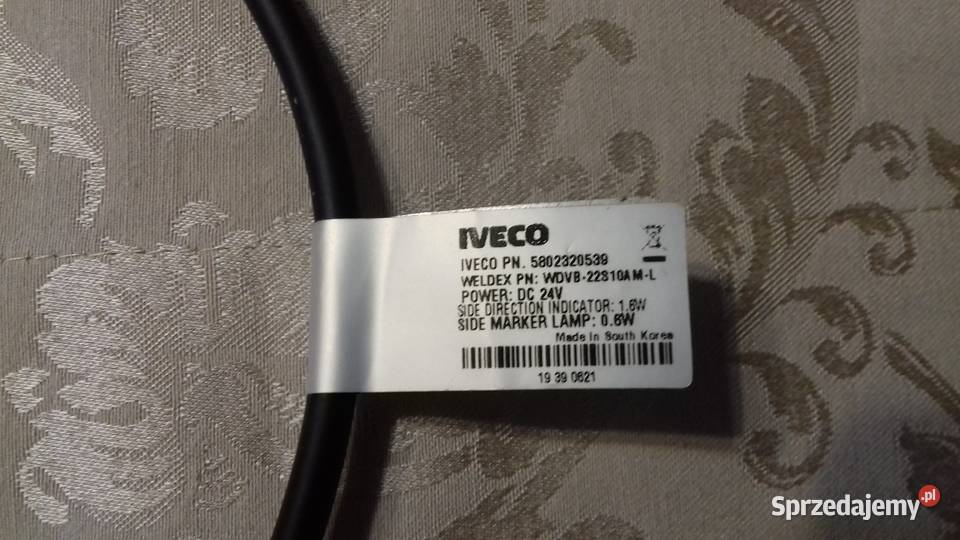 Lampa kierunkowskazu Iveco S way