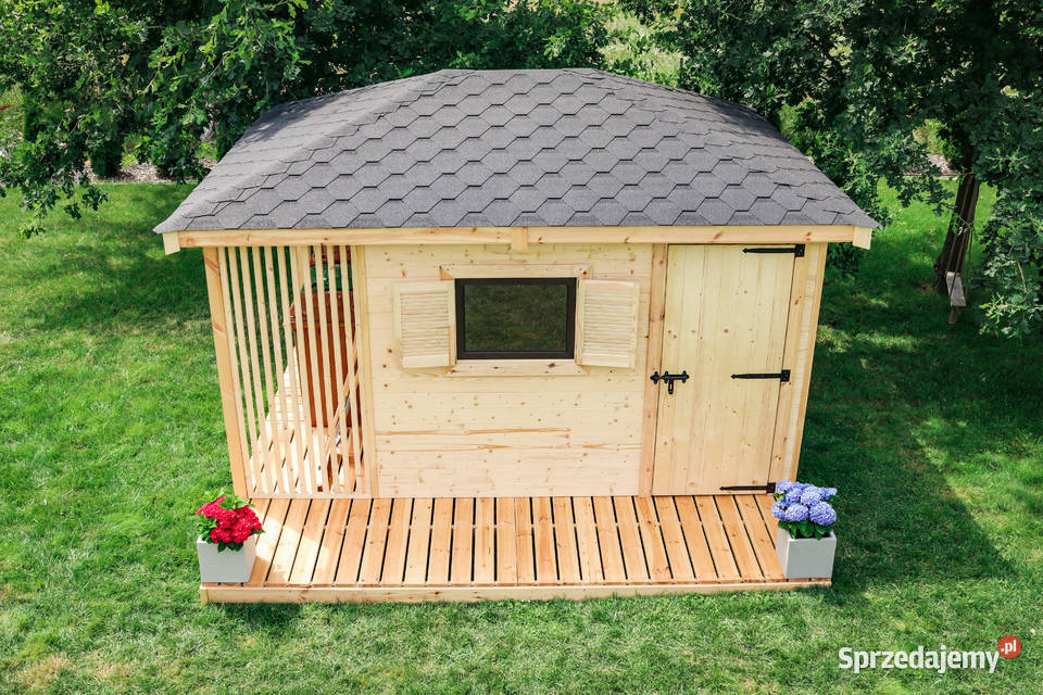 Domek narzędziowy 3x3 Drewutnia Altana Delicato łódzkie Łódź