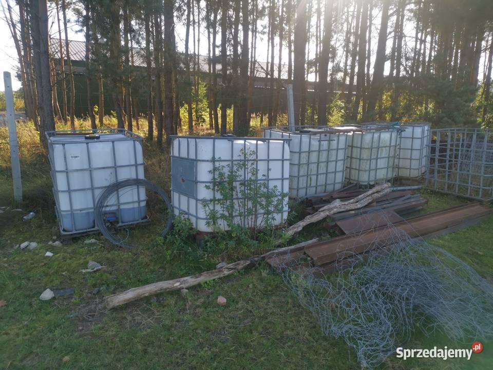 Zbiornik 1000l Mauzer Pojemnik na Wodę Załom