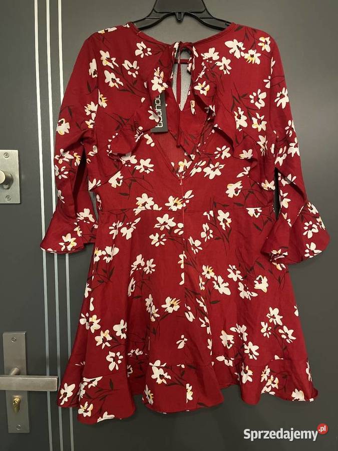 Boohoo sukienka modny wzór kwiaty floral nowa Choszczno