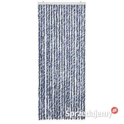 vidaXL Zasłona na owady niebieski szarość i biel sprzedam