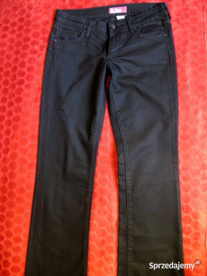 Spodnie damskie jeans czarne 40 L biodra 100 Fit Siedlce