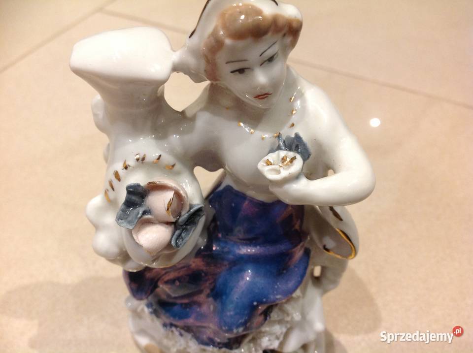 Figurka Porcelanowa STARA sygnowana Nowa Sól sprzedam