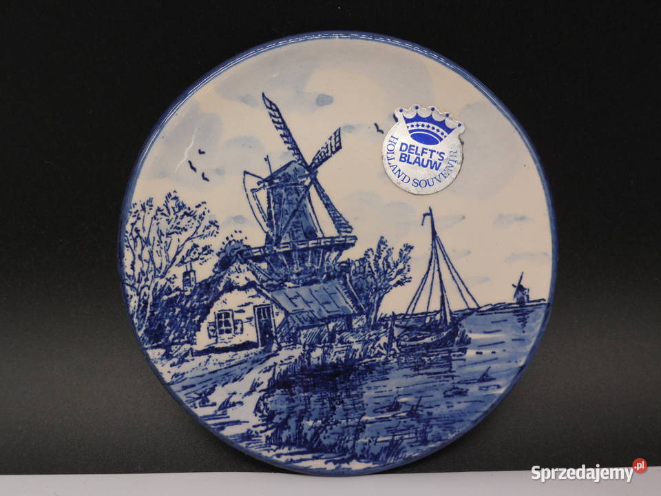 Miniaturowy talerzyk dekoracyjny DELFT BLAUW Raszków