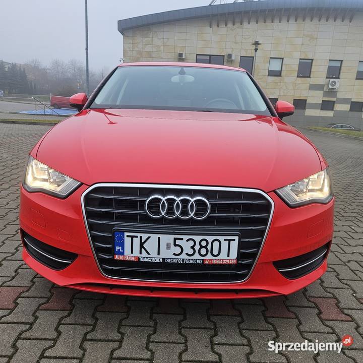 AUDI A3 2013R 5DRZWI 160 przebiegu16 TDI gniazdo USB Chęciny sprzedam