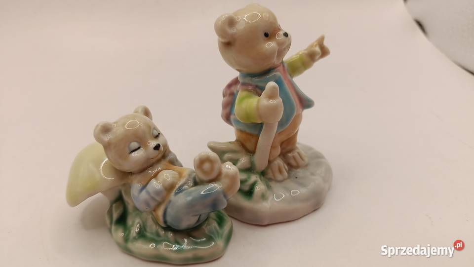 Figurka ozdoba dwa misie słodka malatura Figurki i rzeźby lubelskie Zamość