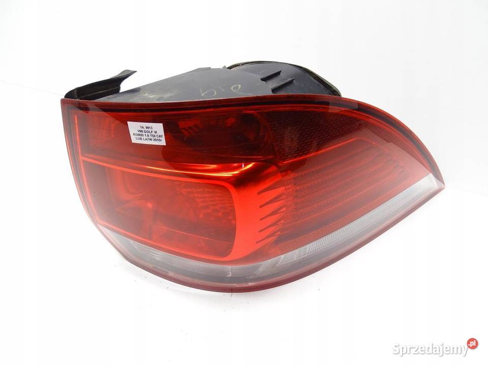 LAMPA PRAWA PRAWY TYŁ TYLNA W BŁOTNIK VW GOLF VI