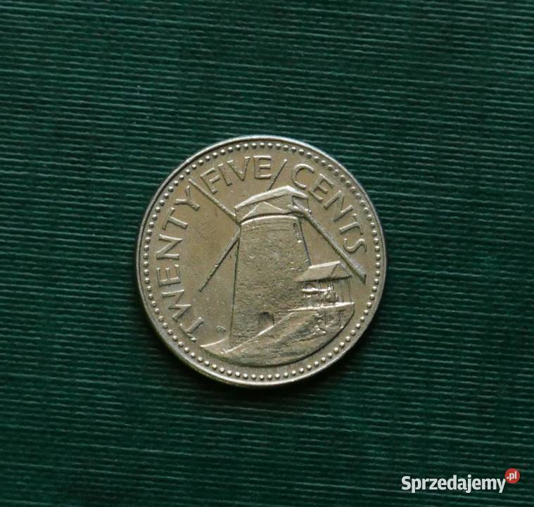Barbados 25 centów 1987r Gliwice