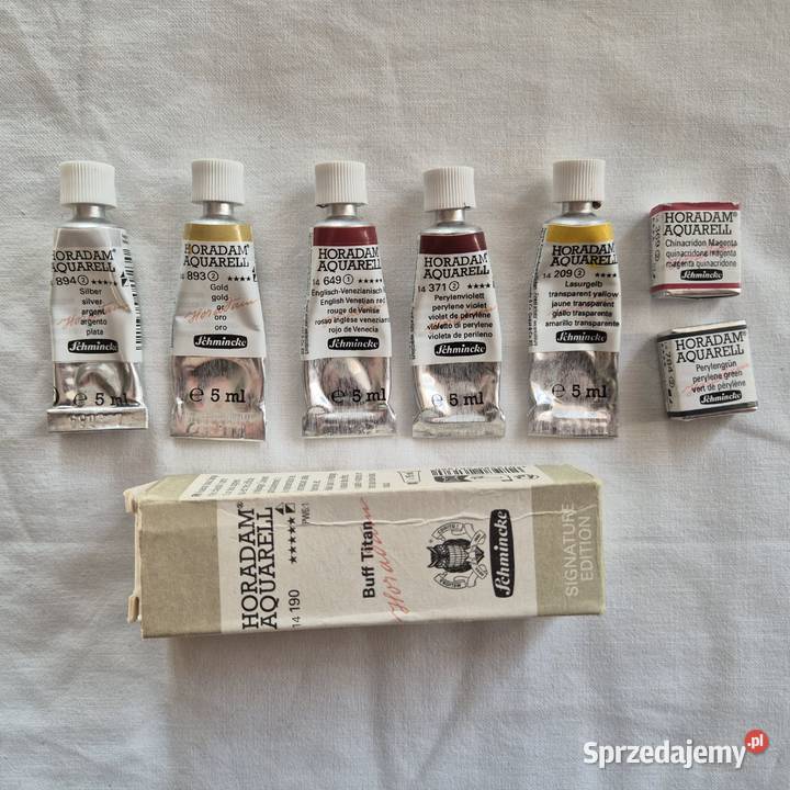 Schmincke Horadam 6 tubek 2 półkostki 1 box Brzesko