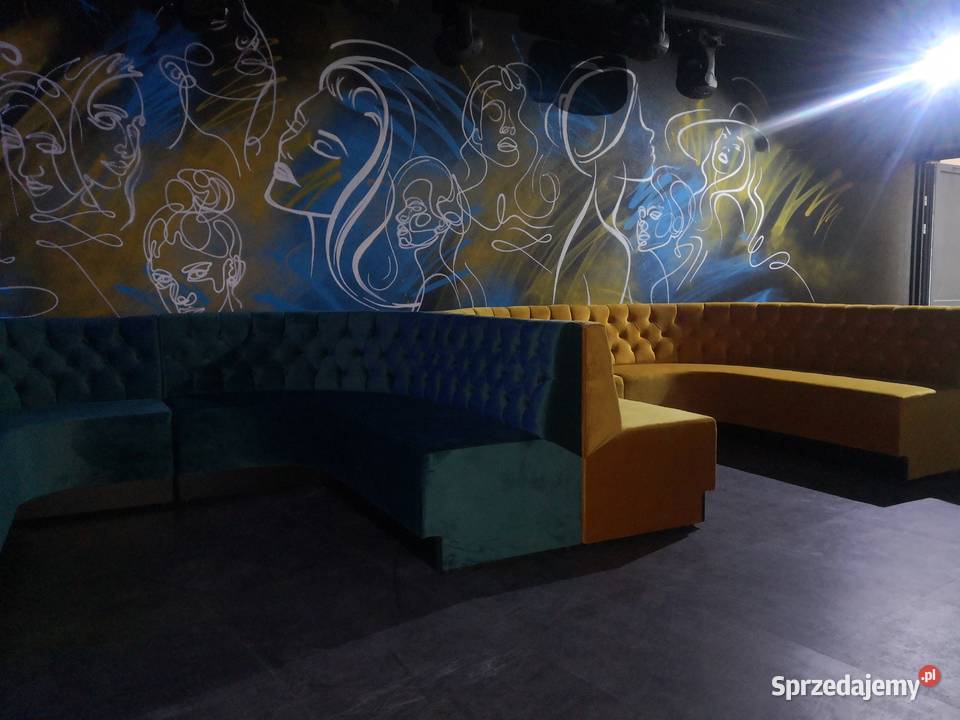 Kanapy barowe loże do restauracji boksy na
