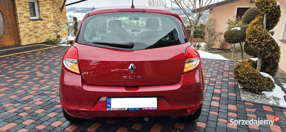 RENAULT CLIO 2011 LIFT 5 DRZWI 1 WŁ 12 101 NOWE lakier metallic