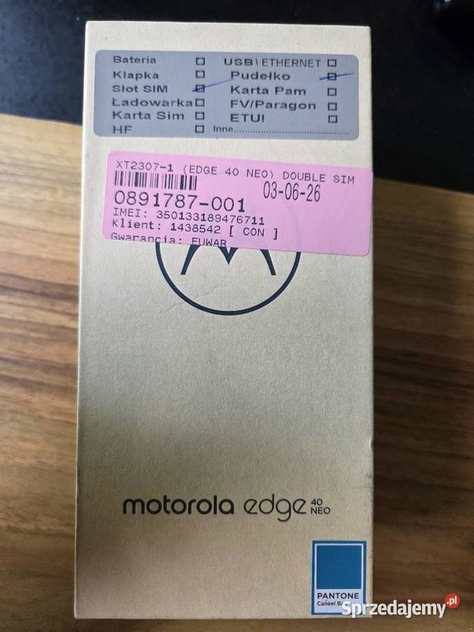 Motorola edge 40 neo 12256 GB 144Hz 50Mpix śląskie Żory
